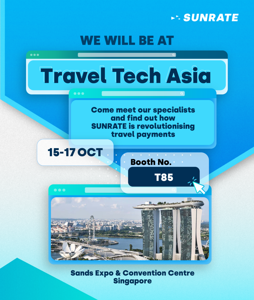 全球旅业盛会倒计时！寻汇SUNRATE与您相约Travel Tech Asia 2025