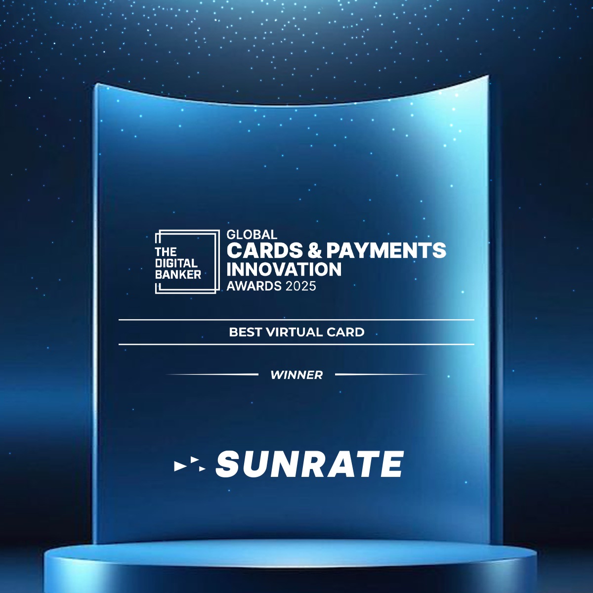 寻汇SUNRATE荣获《数字银行家》「Best Virtual Card」大奖